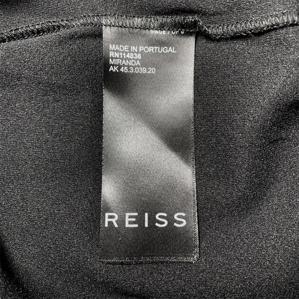REISS Miranda Sheer Sleeve Top - Picture 9 of 9